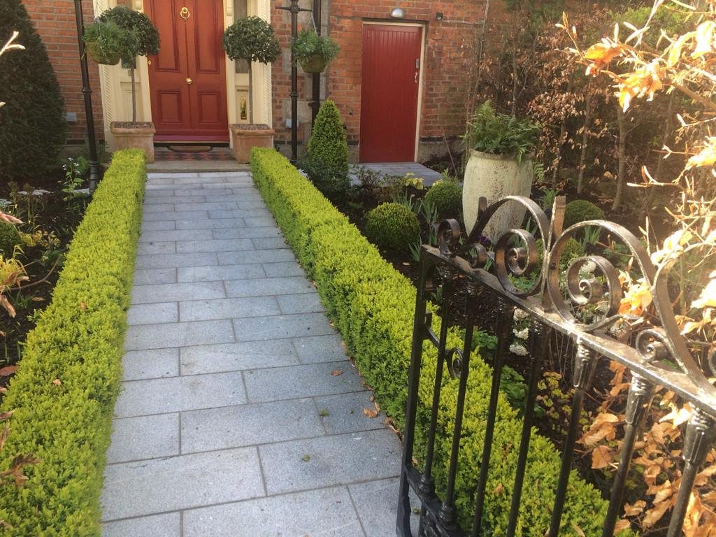Period front garden in Dublin